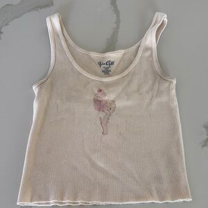 PacSun Cream Camisole Soft Casual Top